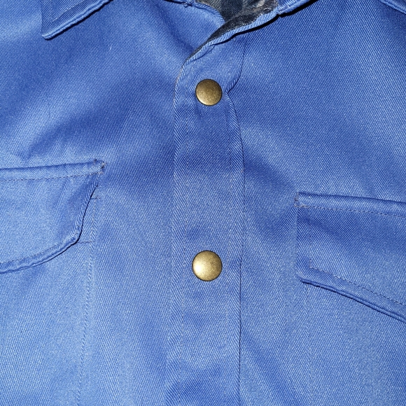 cornflower blue shacket - Picture 5 of 8